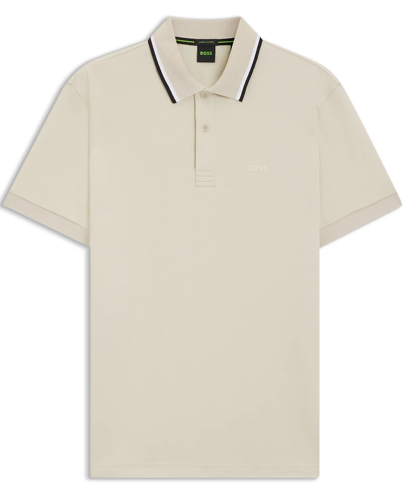 Boss by Hugo Boss Men's Interlock Cotton Paddy Slim-Fit Polo Shirt