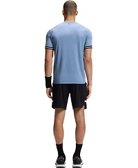 Boss by Hugo Men's Active Tennis-Ball Embossing Slim-Fit T-Shirt
