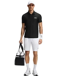 Boss by Hugo Men's Four-Way Stretch Stripe-Jersey Slim-Fit Polo Shirt