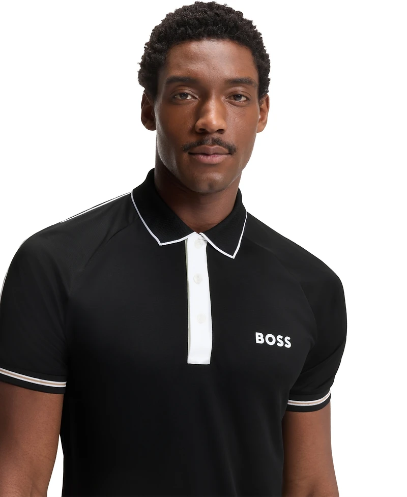 Boss by Hugo Men's Moisture Management Slim-Fit Polo Shirt