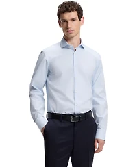 Boss by Hugo Men's Structured Cotton Regular-Fit Dress Shirt