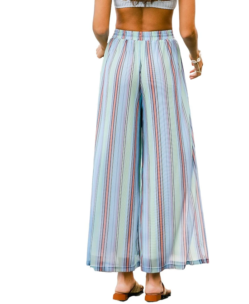Cupshe Women's Manifested It Striped Pants