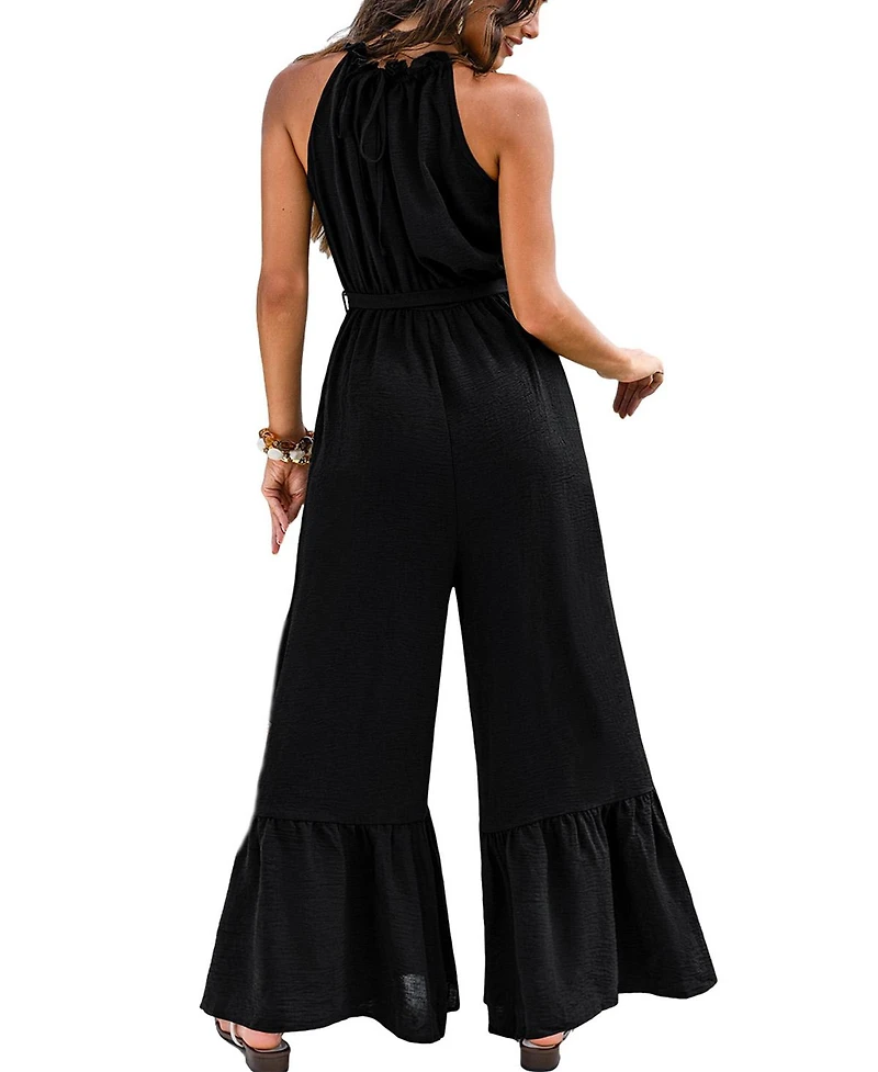 Cupshe Women's Good Weather Black Jumpsuit