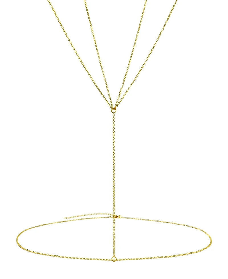 Adornia Gold-Plated Winged Body Chain