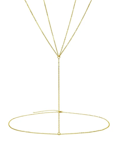 Adornia Gold-Plated Winged Body Chain