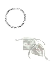 Adornia Silver Chunky Curb Link Chain Anklet