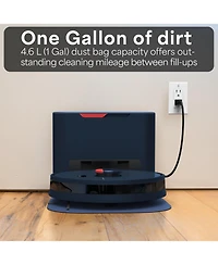 bObsweep Dustin Self-Empty Robot Vacuum and Mop, with U.s. and Canada Proprietary Software, 360degree(s) Mapping, 1 Gal Dock
