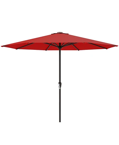 Gnuadz 12Feet Patio Umbrella Push Tilt Crank 8 Ribs Outdoor Table Garden Pool