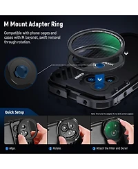 Neewer Camera Mounting Accessory with Cpl for select iPhone models