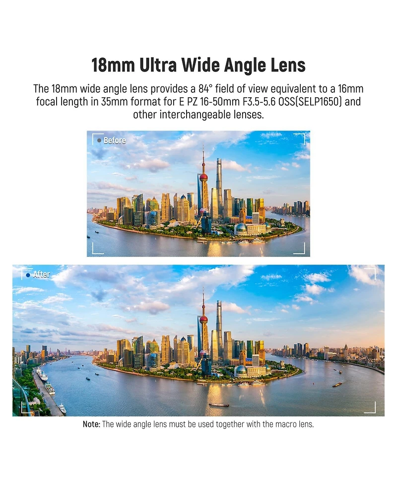 Neewer Zv-1F Camera Lens Accessory with 2 in, 10x for Sony Zv-1F Zv-E10 A5000 A6000