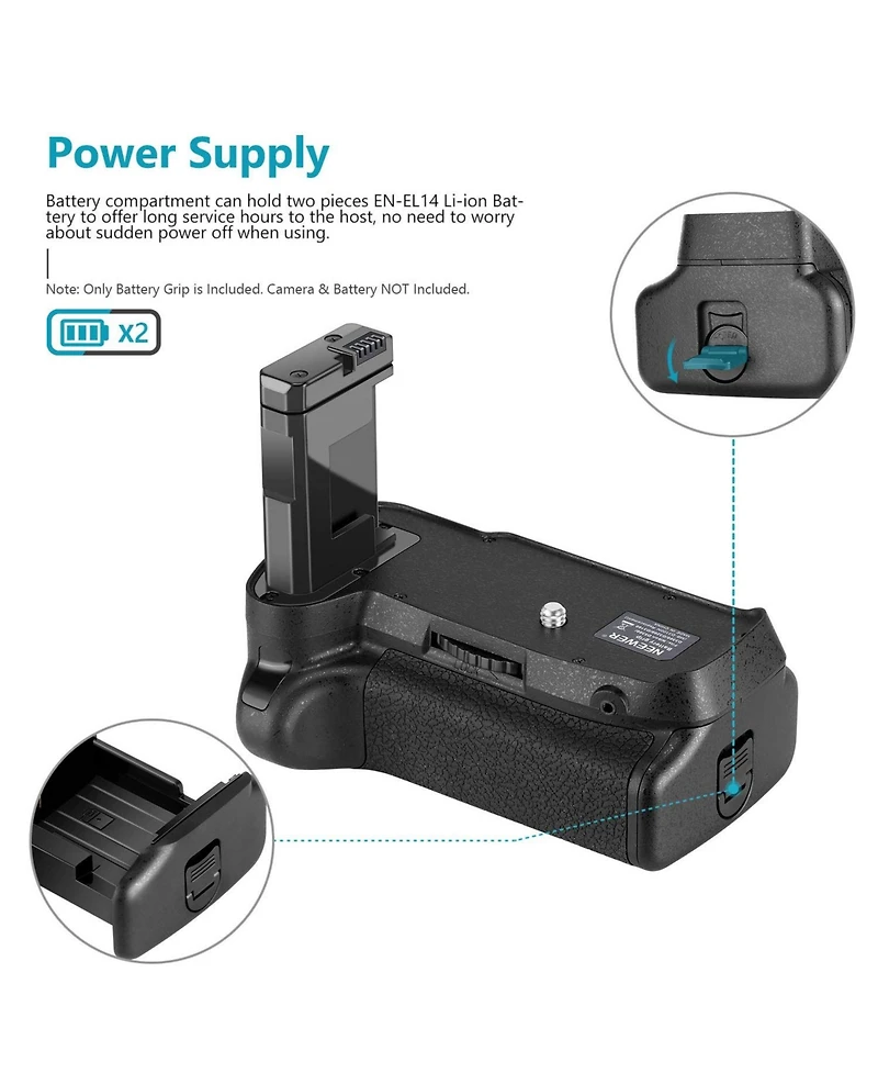 Neewer D3100 Camera Battery and Charging Accessory