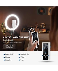 Neewer RH12B Ring Light with 30W, 3290lux, 7000K for select iPhone models