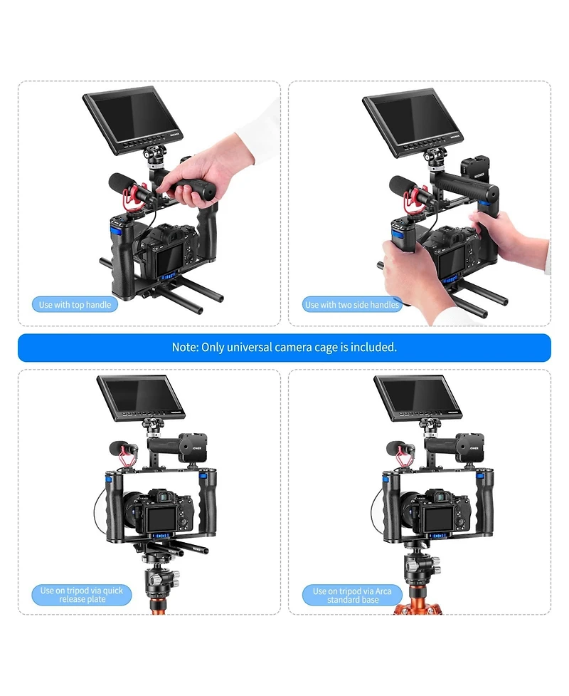 Neewer A7S Camera Mounting Accessory for Sony A7S Iii A7IV A6600 Canon Eos R5C