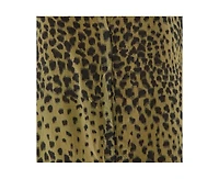 Pre-Owned Chloe Women's Animal Print Silk Tie-Cuff Blouse