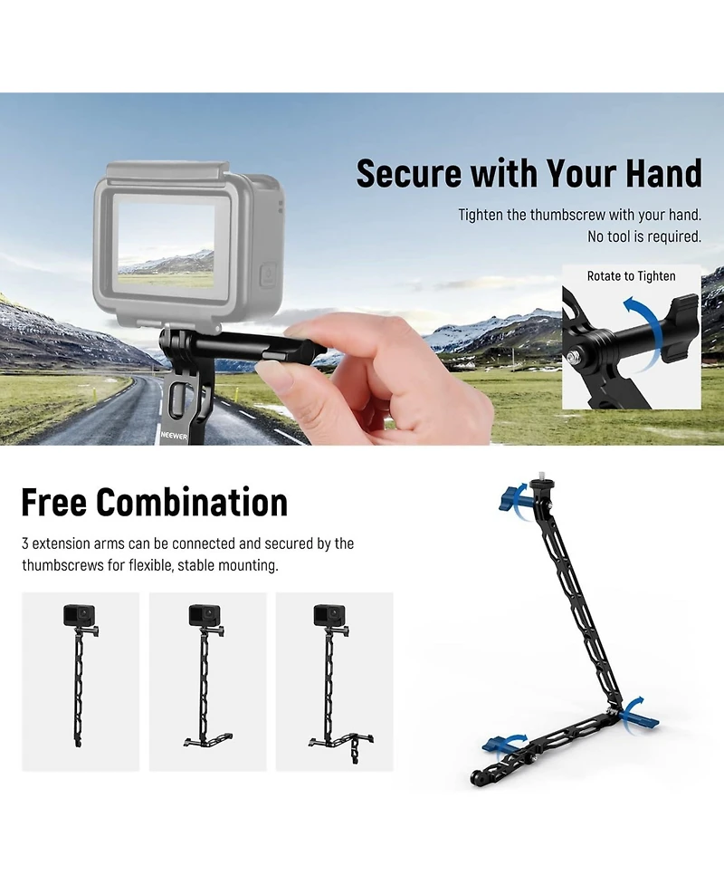 Neewer Gp-11 Camera and Photo Accessory for select Dji Osmo Action models