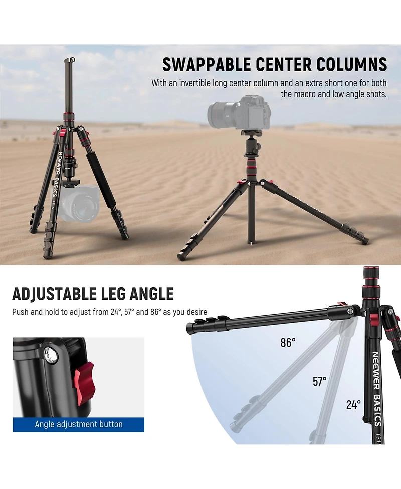 Neewer TP15 Camera Tripod for select iPhone models