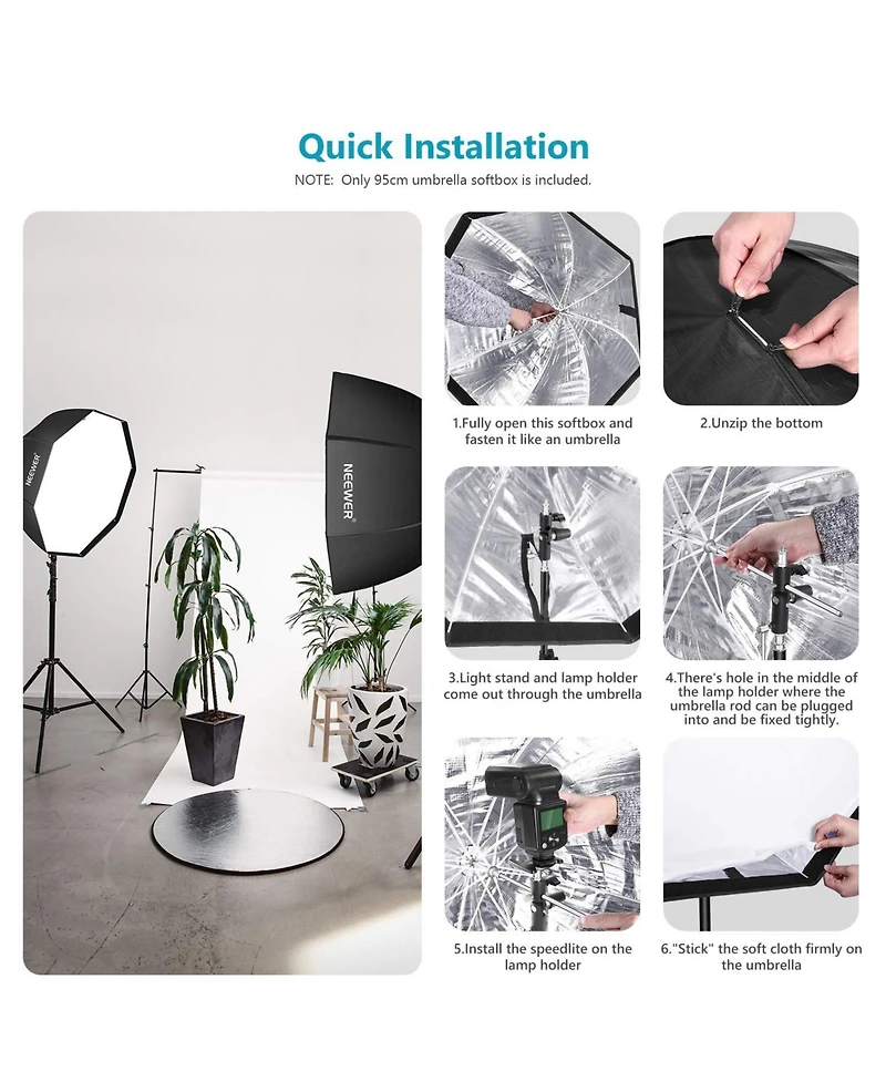 Neewer Softbox with 37.5inches for Speedlite