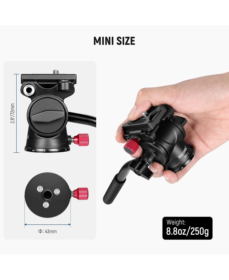 Neewer GM23 Camera Tripod with 3kg, 6.6lb