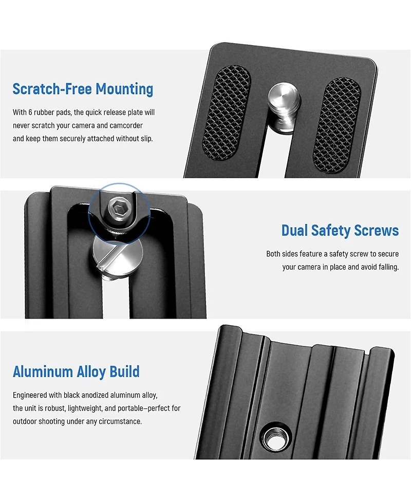 Neewer Camera Tripod for Arca Swiss Tripod Monopod Ball Head