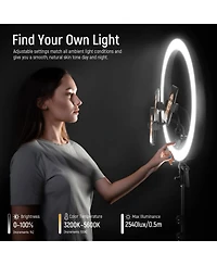 Neewer RP19H Ring Light with 19 inch, 3200K-5600K