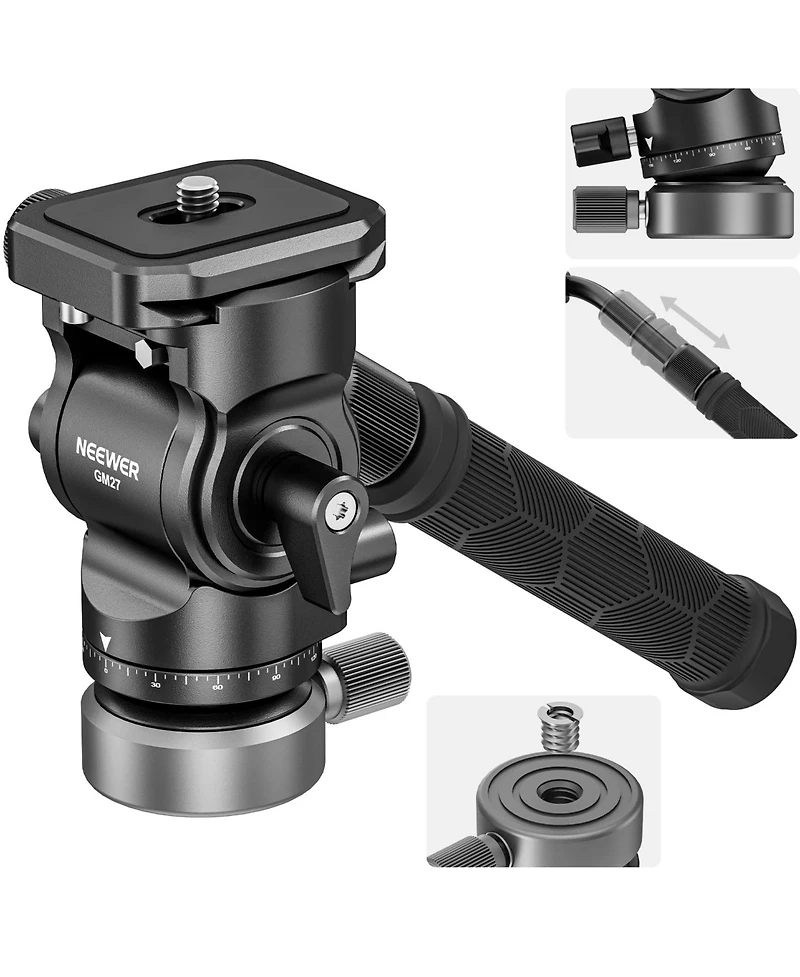 Neewer GM36 Camera Tripod with 33lb, 15kg for Arca 1/4" Quick Release Plate for Tripod Monopod