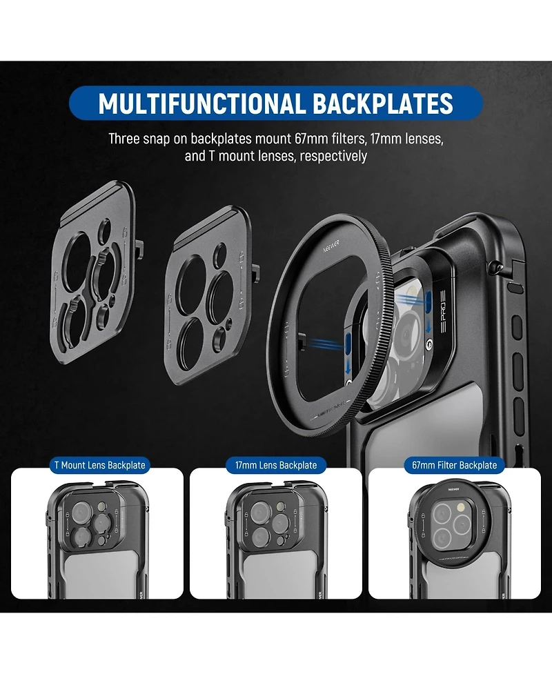 Neewer PA073 Camera Mounting Accessory for select iPhone models