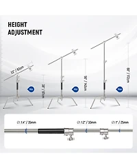 Neewer SC172 Photography Light Stand with 172cm, 2.7ft, 83cm