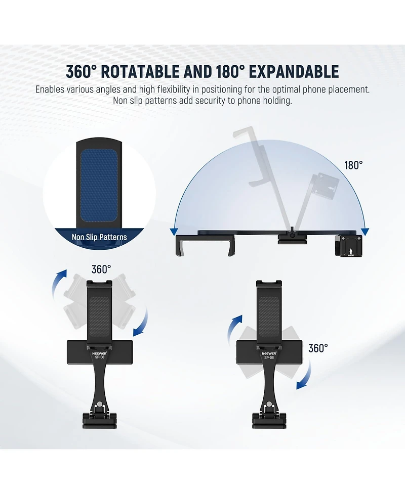 Neewer Sp-08 Camera Tripod for select iPhone and Android mobile devices