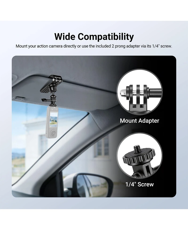 Neewer AC055 Camera Mounting Accessory for select GoPro, Dji and Insta360 action cameras
