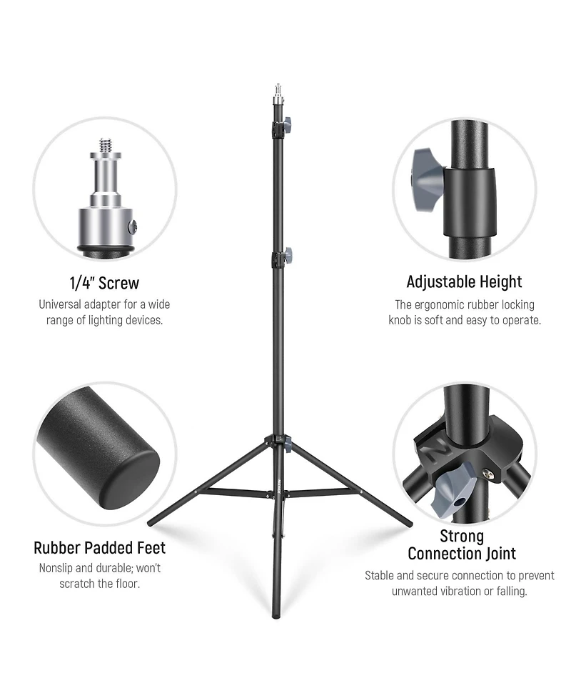 Neewer St-200 Ring Light with 6.6ft, 200cm, 22lbs