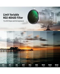 Neewer ND2-ND400 Camera Lens Accessory with ND2, ND400