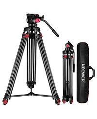 Neewer Camera Tripod with 200cm, 17.6lb, 8kg for select Canon, Nikon and Sony cameras
