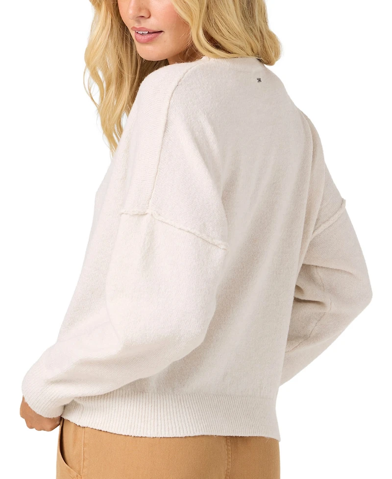 O'Neill Women's Kari Ribbed Long-Sleeve Sweater