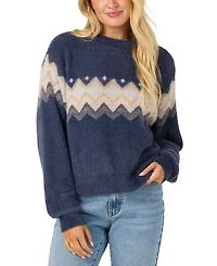O'Neill Women's Kieren Ribbed Knit Crewneck Cardigan