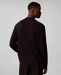 Calvin Klein Men's Extra Fine Merino Polo Sweater