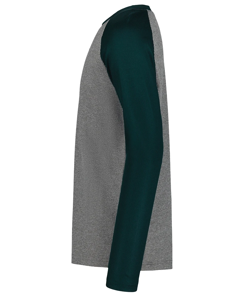 Under Armour Boys' 8-20 Color-Blocked Raglan Long-Sleeve T-Shirt