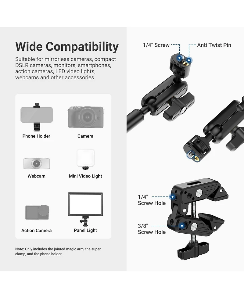 Neewer UA061 Camera Mounting Accessory with 55 cm