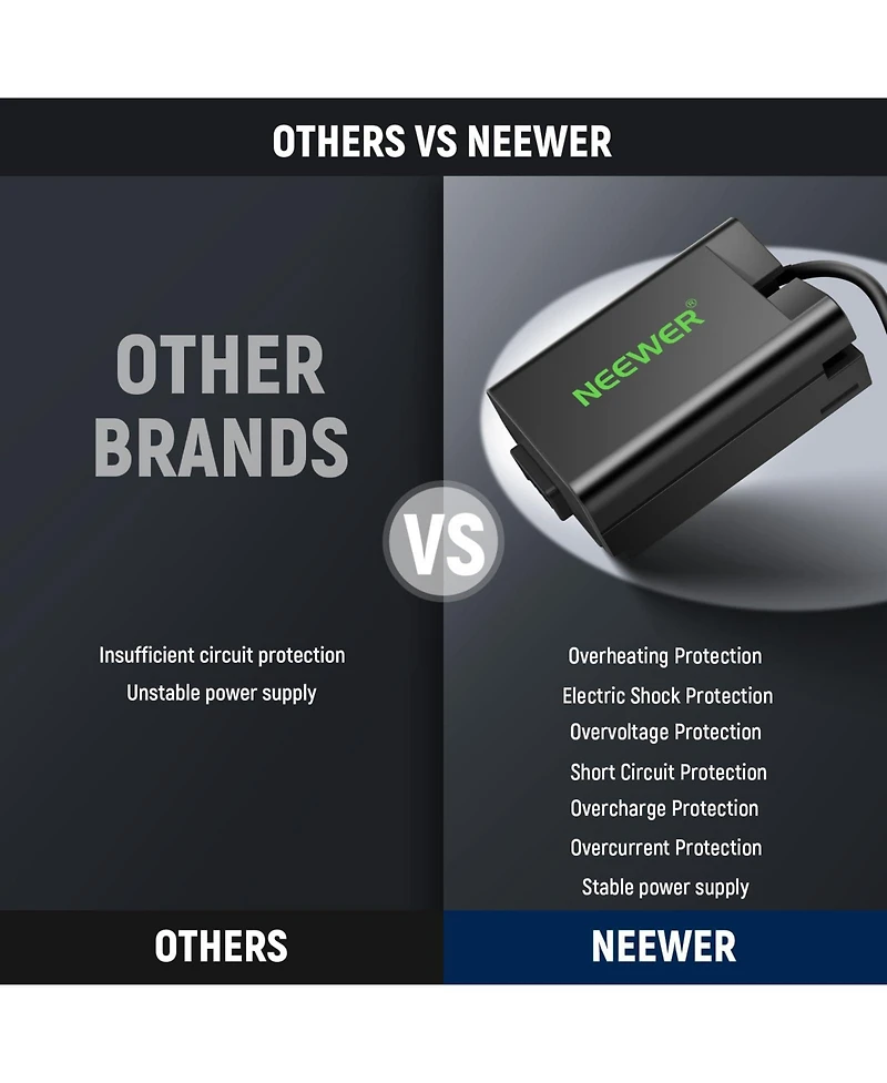 Neewer Vp-EP5G Camera Battery and Charging Accessory for SmallRig V Lock Batteries Neewer PS099E Sony V