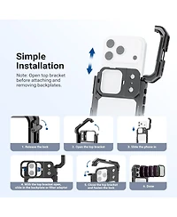 Neewer PA143 Camera Mounting Accessory with ND8 for select iPhone models