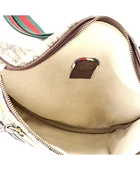 Pre-Owned Gucci Courrier Zip Belt Bag Gg Coated Canvas with Applique