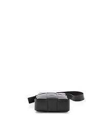 Pre-Owned Bottega Veneta Cassette Phone Holder Crossbody Bag Maxi Intrecciato Leather