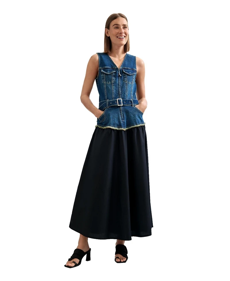 Desigual Women's Sleeveless Denim Dress