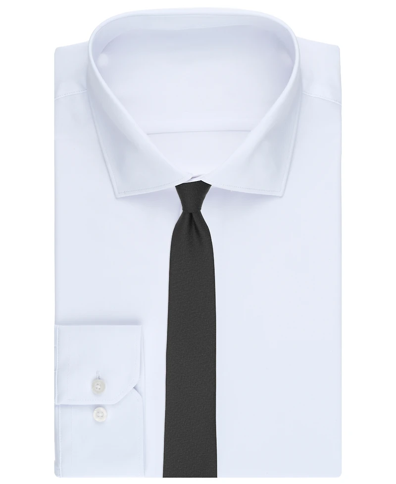 Bar Iii Men's Chevron Tonal Solid Pattern Tie