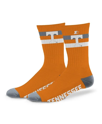 Starter Men's and Women's Tennessee Volunteers Team Color Two-Stripe Crew Socks