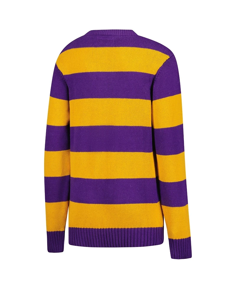 Uscape Apparel Men's and Women's Purple Lsu Tigers Renew Knit Stadium Sweater