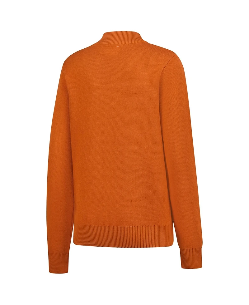 Uscape Apparel Men's and Women's Texas Orange Longhorns Chenille Patch Cardigan