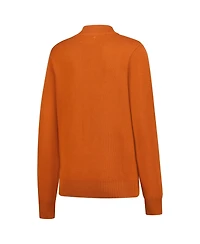 Uscape Apparel Men's and Women's Texas Orange Longhorns Chenille Patch Cardigan