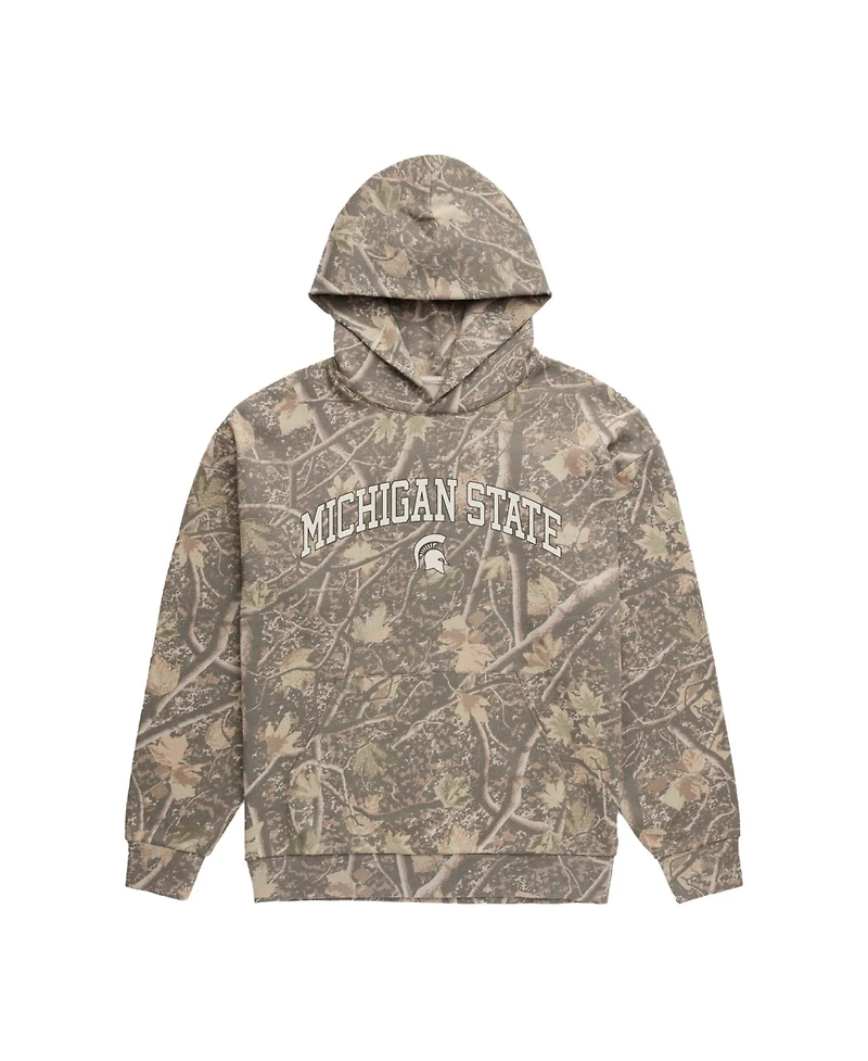 Uscape Apparel Men's Camo Michigan State Spartans Back Bay Fleece Hoodie