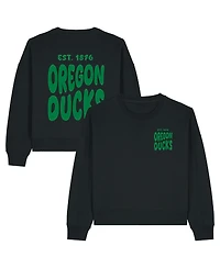Uscape Apparel Women's Black Oregon Ducks Cloud Sweatshirt