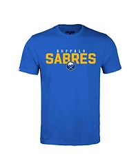 LevelWear Men's Tage Thompson Royal Buffalo Sabres Richmond Name & Number T-Shirt